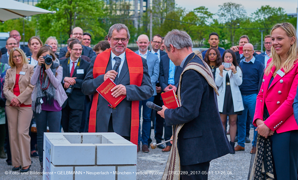 11. Mai 2017 - Grundsteinlegung für die LOGE und dem Kulturquadrat in Neuperlach